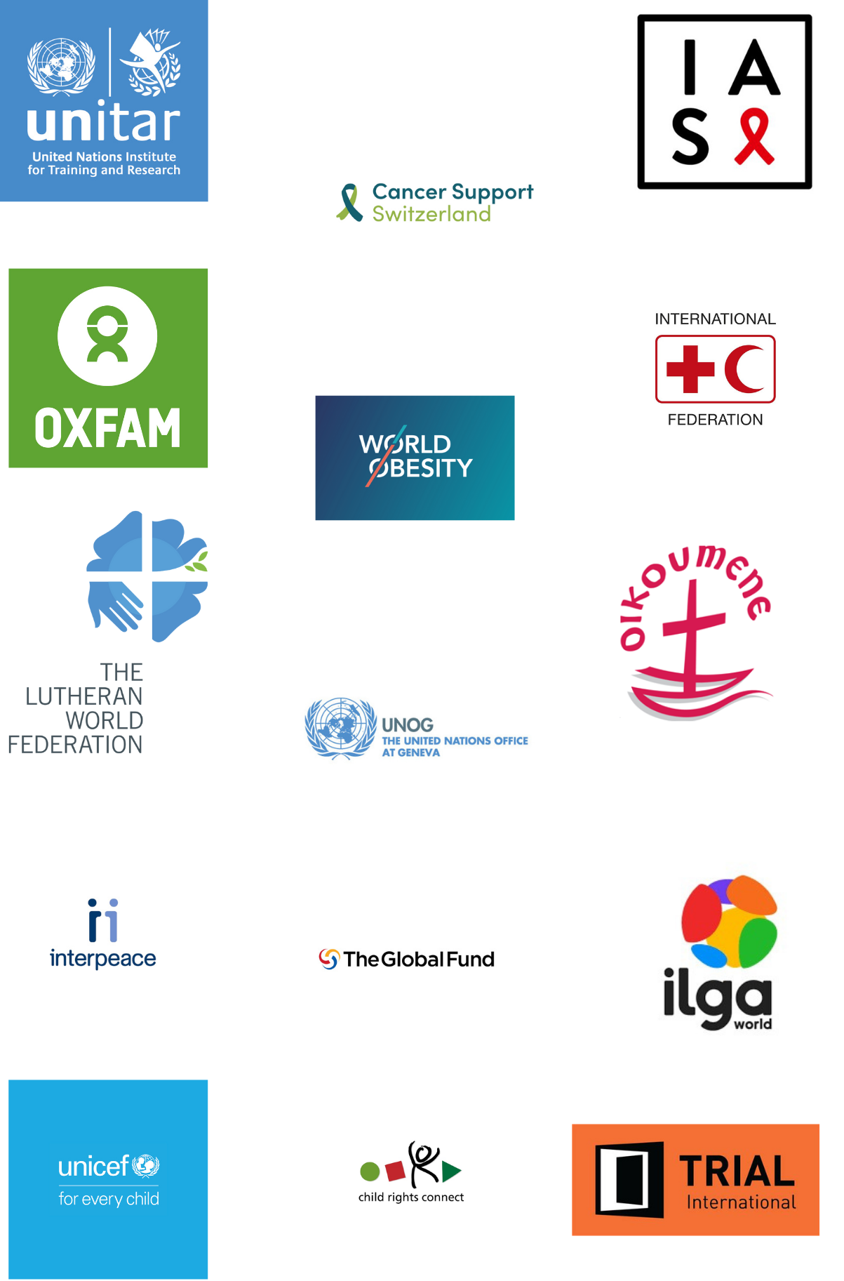 Organisations we have helped